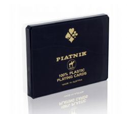 *25 CARTES JEUX DOUBLE 100%  PLASTIQUE